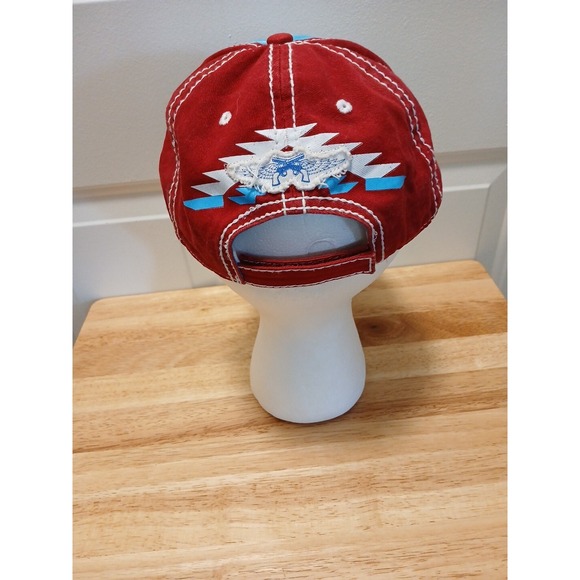 Miranda Lambert Hat Baseball Cap OSFM Blue Red Gray Strapback Roadside Bars Tour - Picture 5 of 7